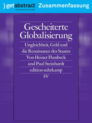 cover image of Gescheiterte Globalisierung (Zusammenfassung)